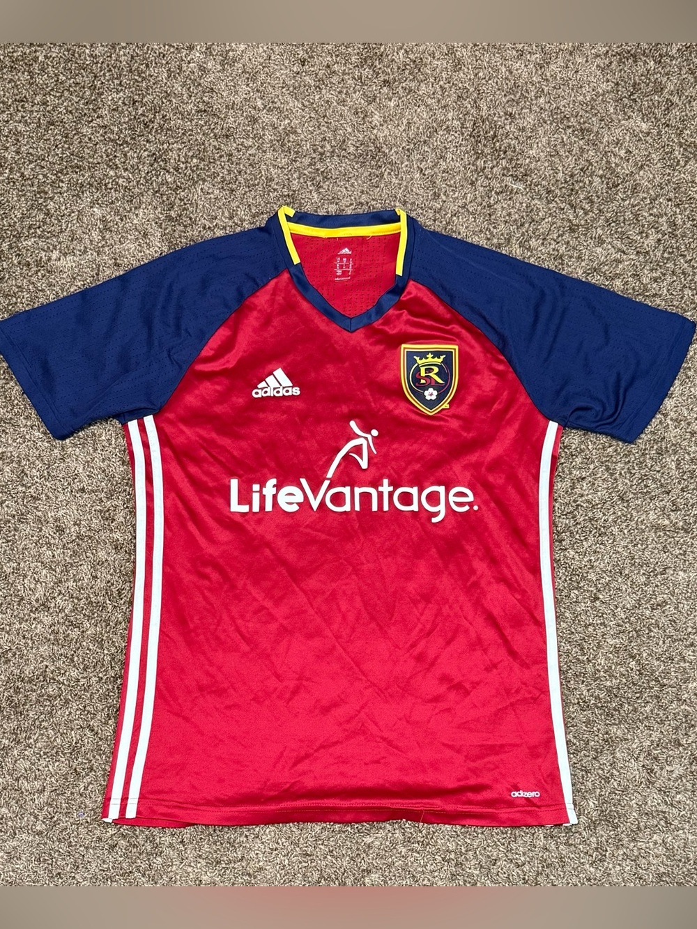 Adidas Real Salt Lake MLS 2016-17 Adizero Home Jersey Adult Size Medium